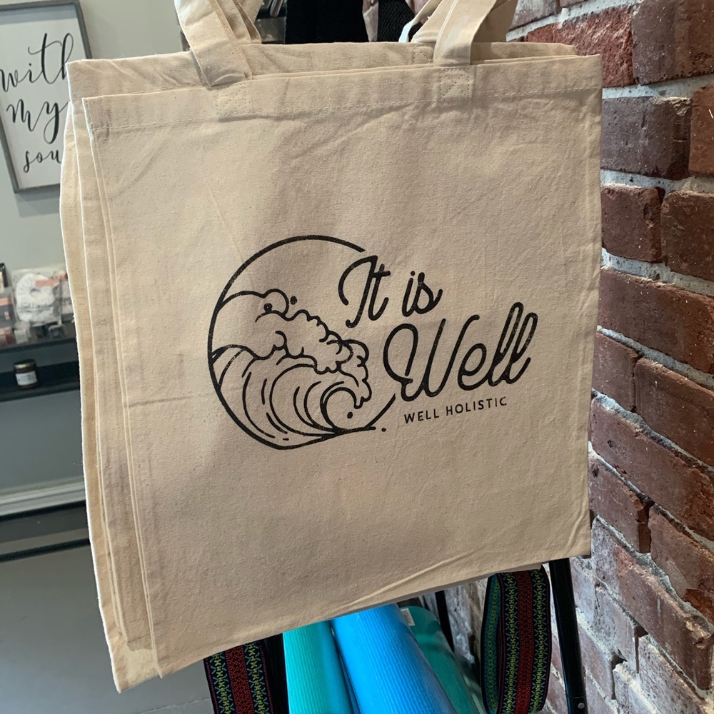 It is well with my soul canvas tote bags